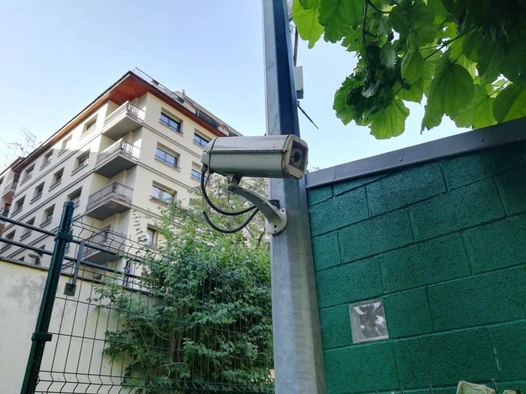 Una càmera de vigilància a Sant Julià de Lòria.