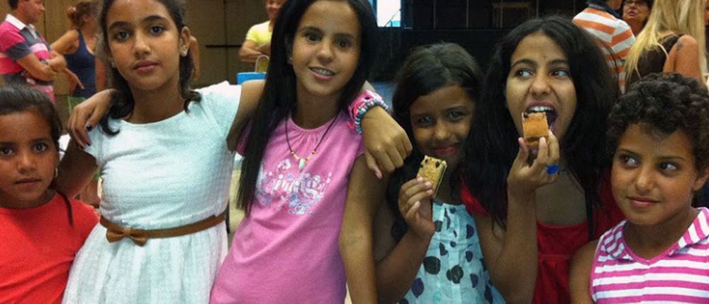 Infants sahrauís en una de les seves estades al país.