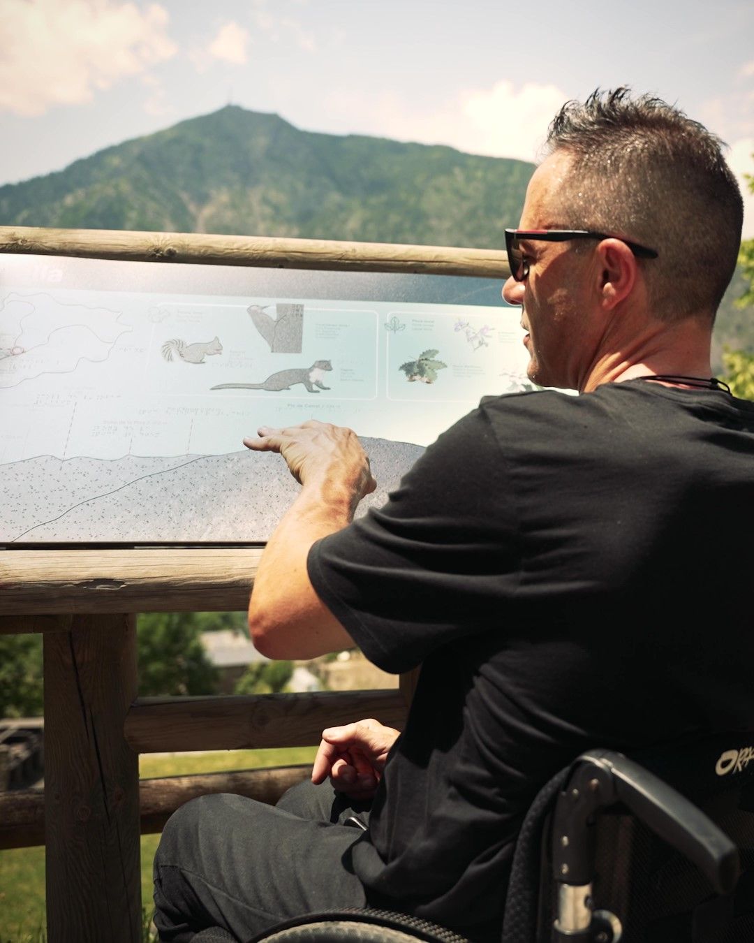 Una imatge del vídeo promocional de turisme inclusiu