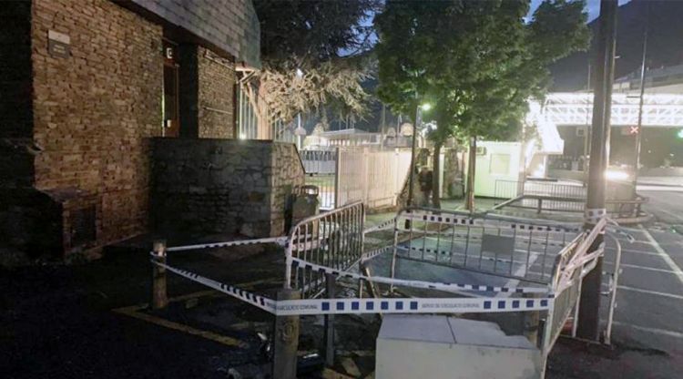 La CG1 a l'Estadi Comunal va ser escenari d'un accident el passat 21 de maig.