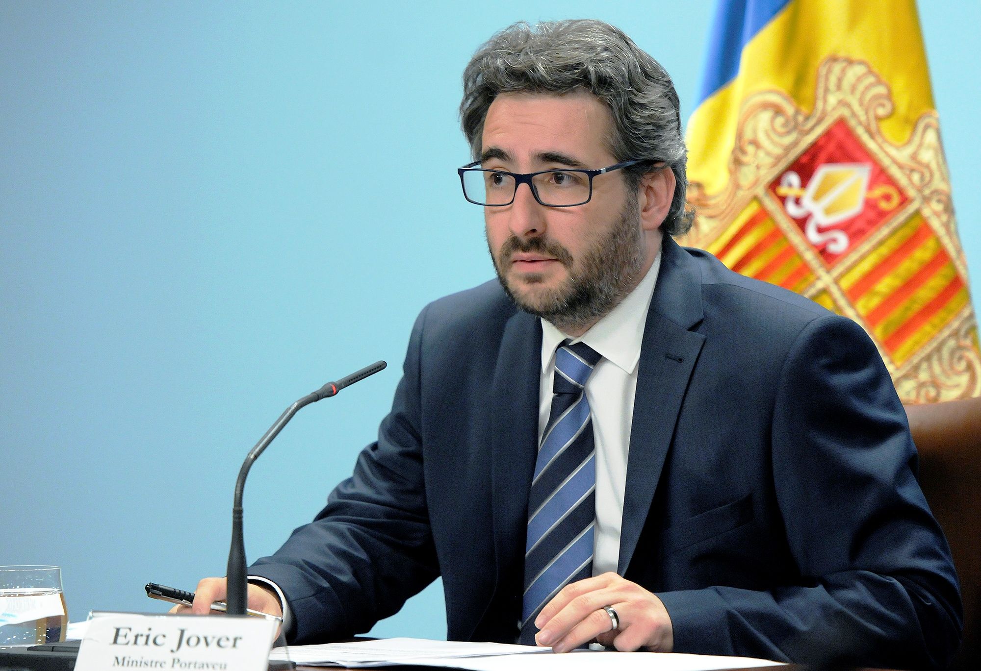 El ministre portaveu, Eric Jover.
