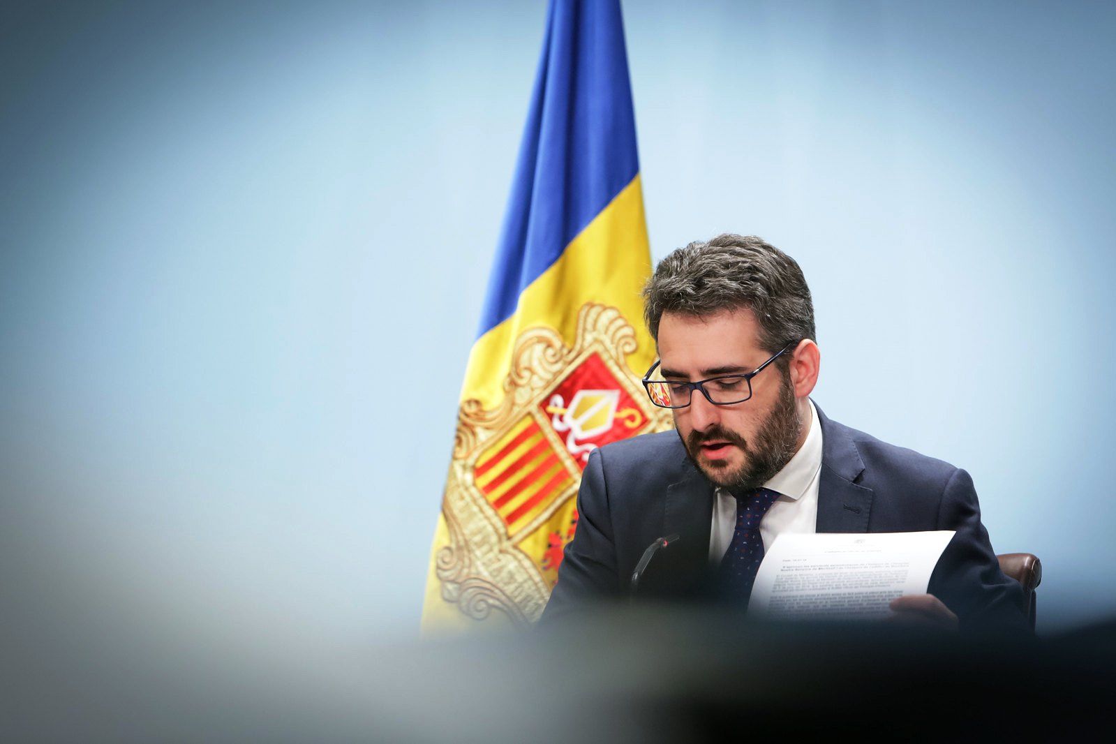 El ministre de Finances, Eric Jover.