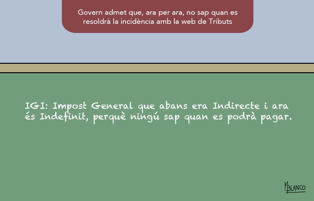 La nova lliçó de l'IGI.