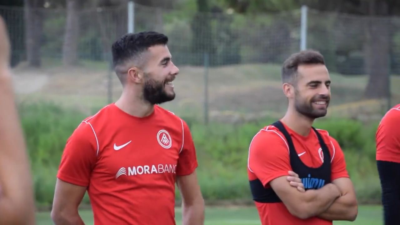 Jacobo, durant un entrenament de pretemporada.