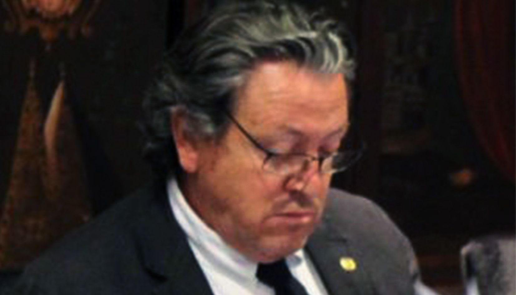 Enric Dolsa en un plenari de l'etapa 2011-2015, quan va estar a la minoria comunal.