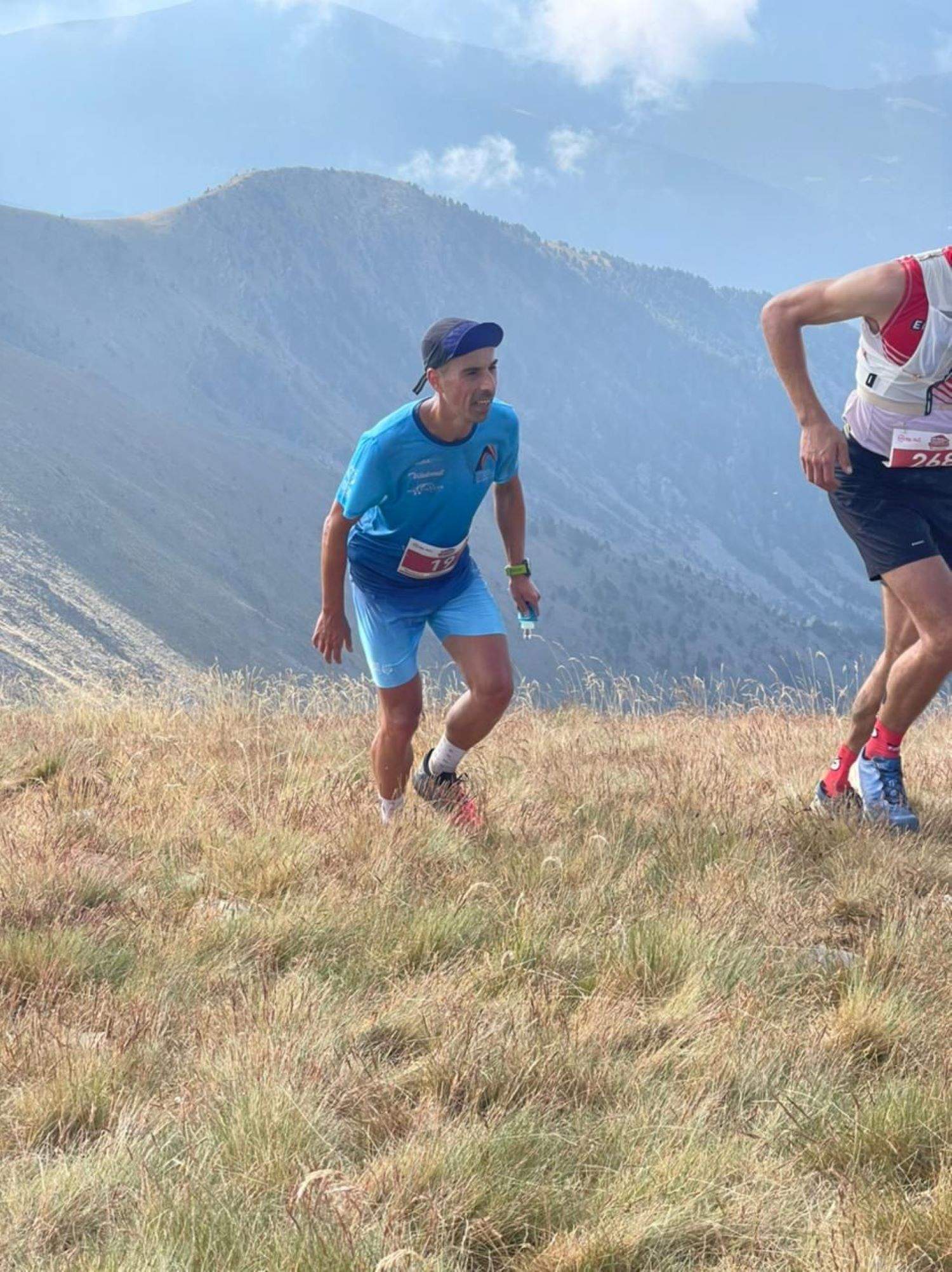 Óscar Casal, durant la cursa.