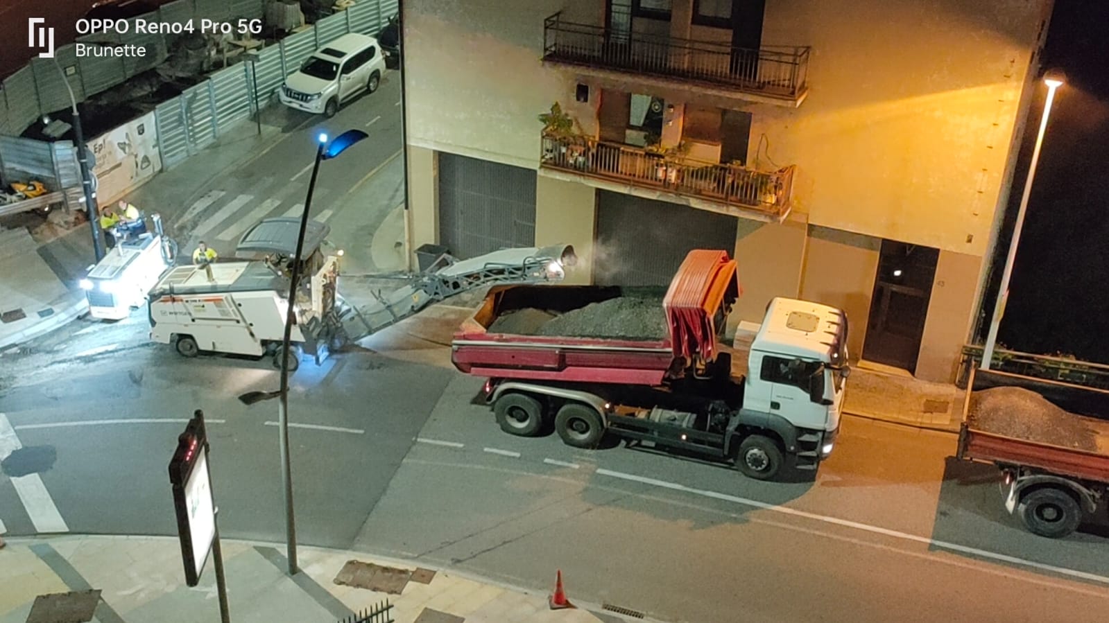 Treballs a Fiter i Rossell la matinada passada.