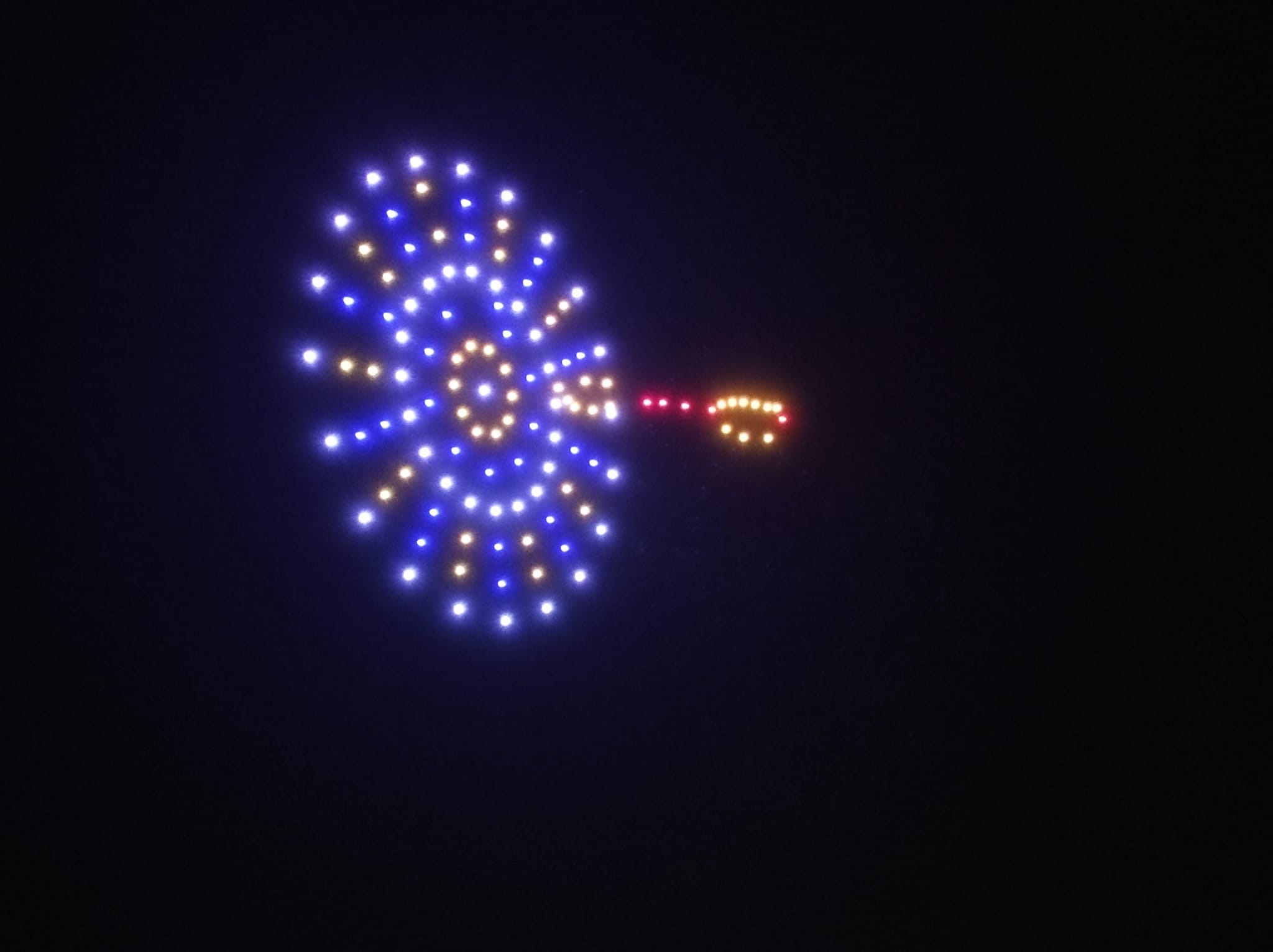 Una de les figures al cel lauredià.