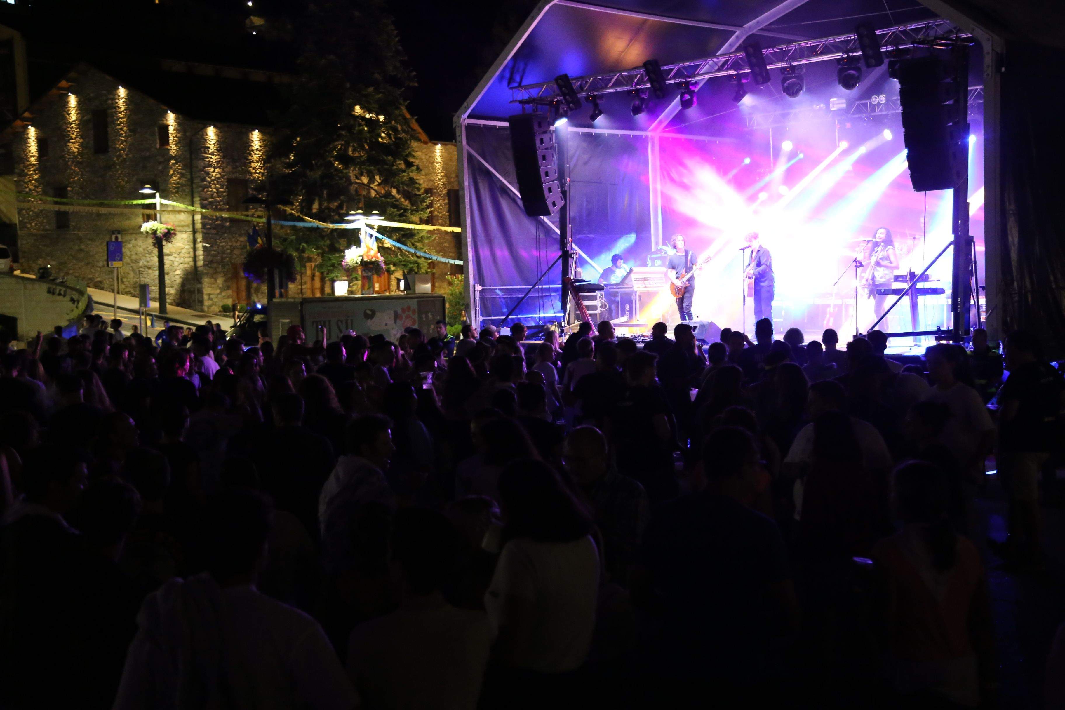 Un dels concerts de la festa major de Sant Julià de Lòria.