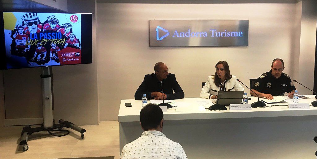 Presentació del dispositiu de trànsit de la Vuelta 2019.