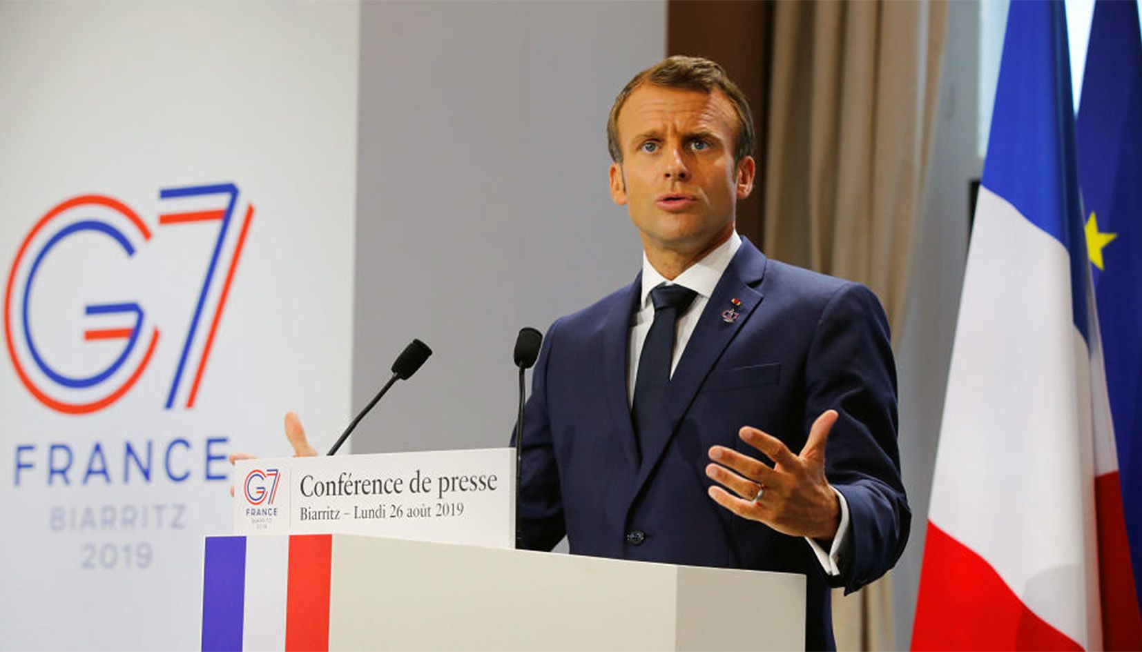 Emmanuel Macron ha estat un dels grans protagonistes de la recentment celebrada cimera del G-7.