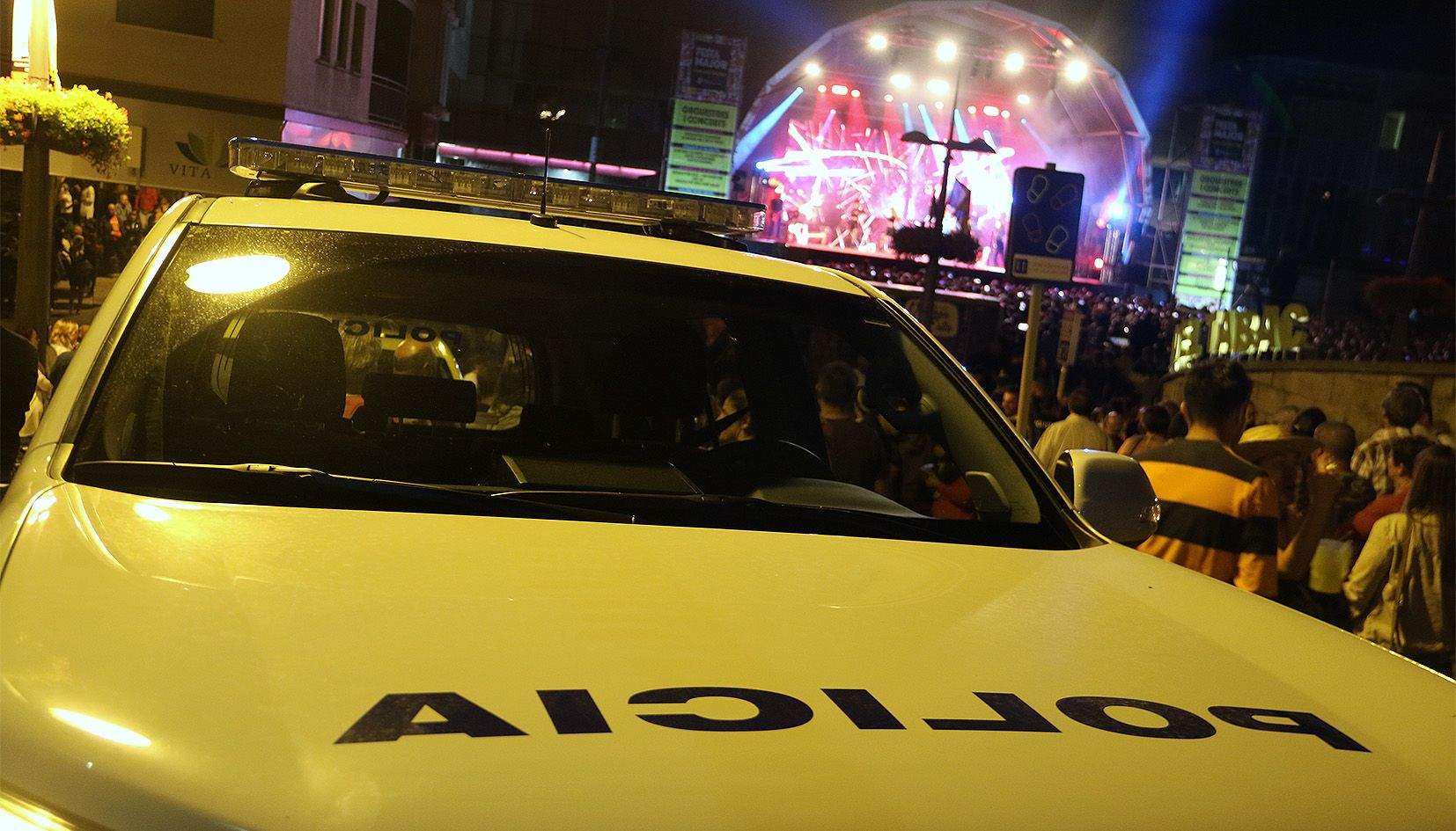 Vigilància policial a la festa major laurediana.