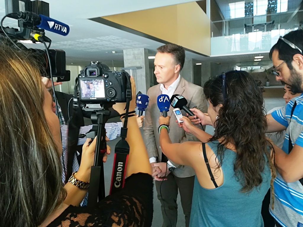 Costa durant les seves declaracions d'aquest divendres