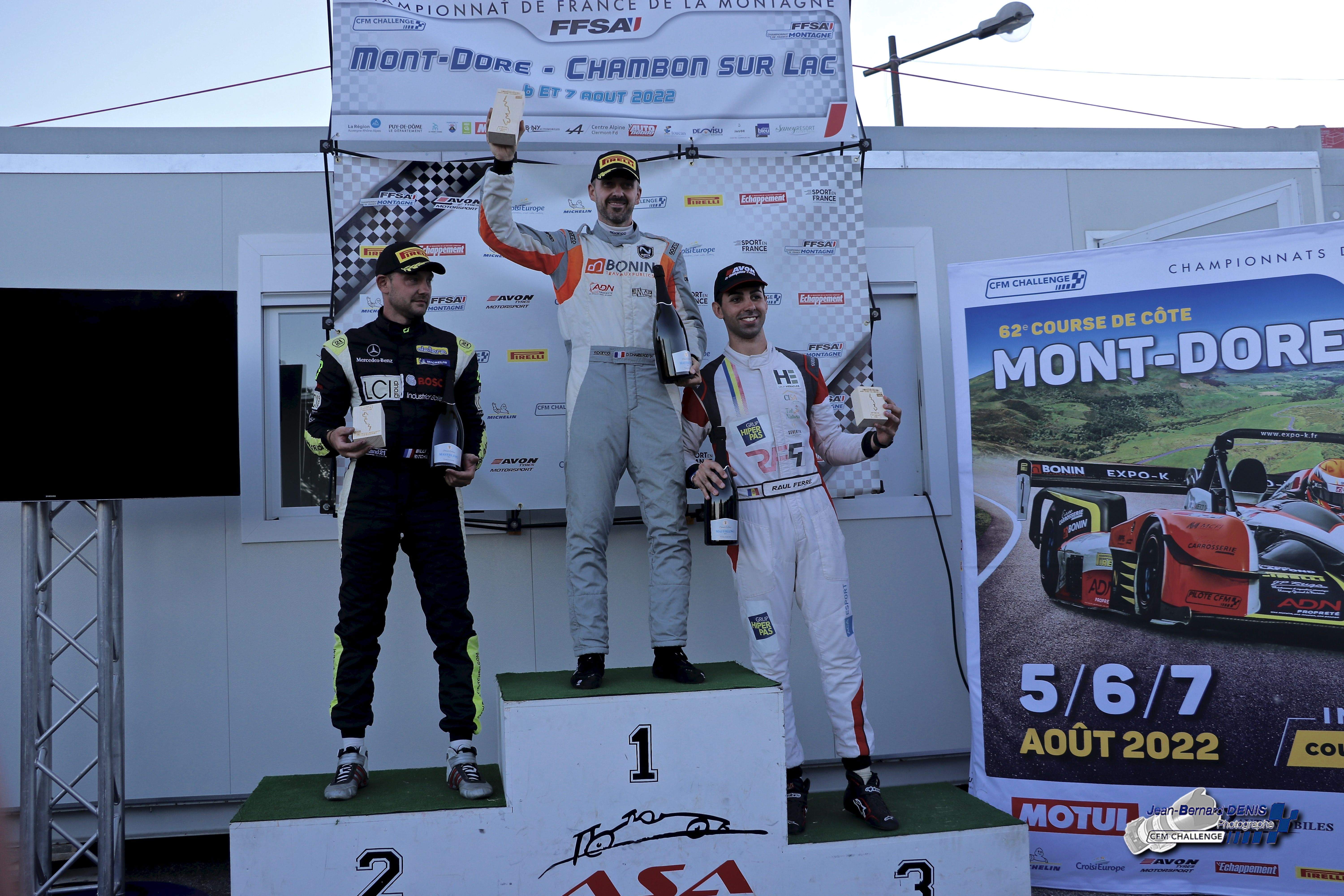 Raül Ferré en el tercer calaix del podi.