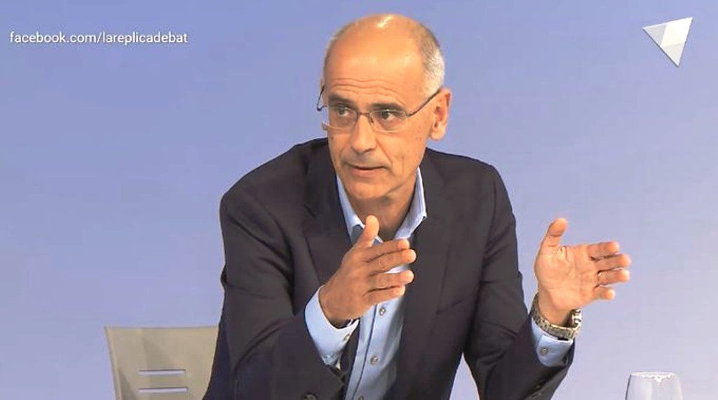 L'ex cap de Govern, Toni Martí durant l'entrevista a 'La Rèplica'.