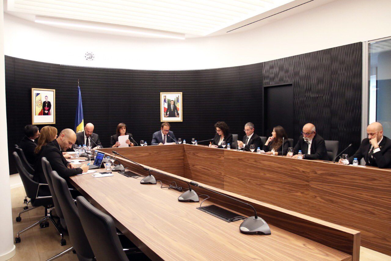 Un moment de la sessió de comú d'Escaldes-Engordany d'aquest divendres.