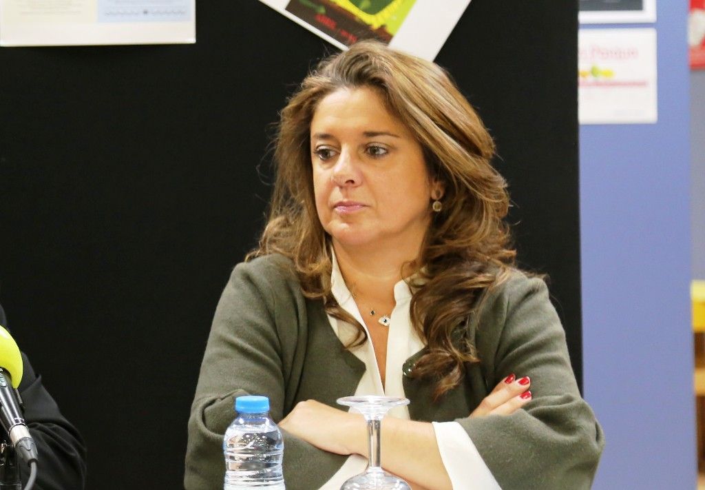 La presidenta del comitè local de Demòcrates a Sant Julià, Meri Teruel.
