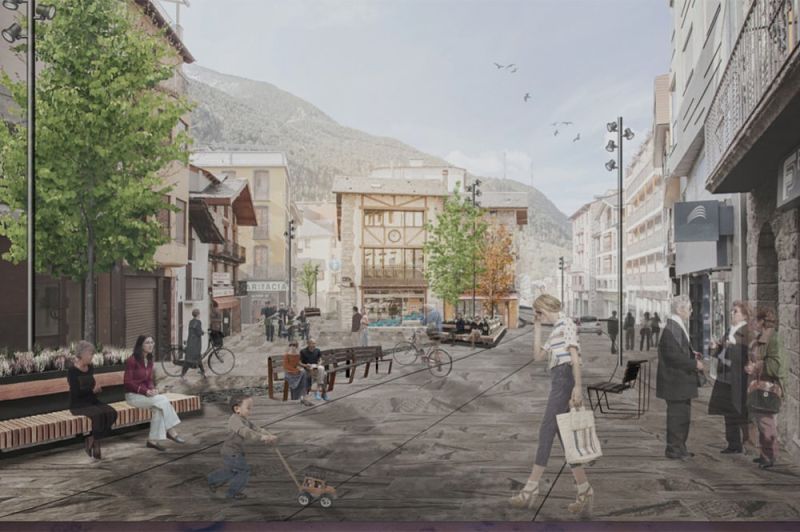 El projecte de reforma de l'avinguda.