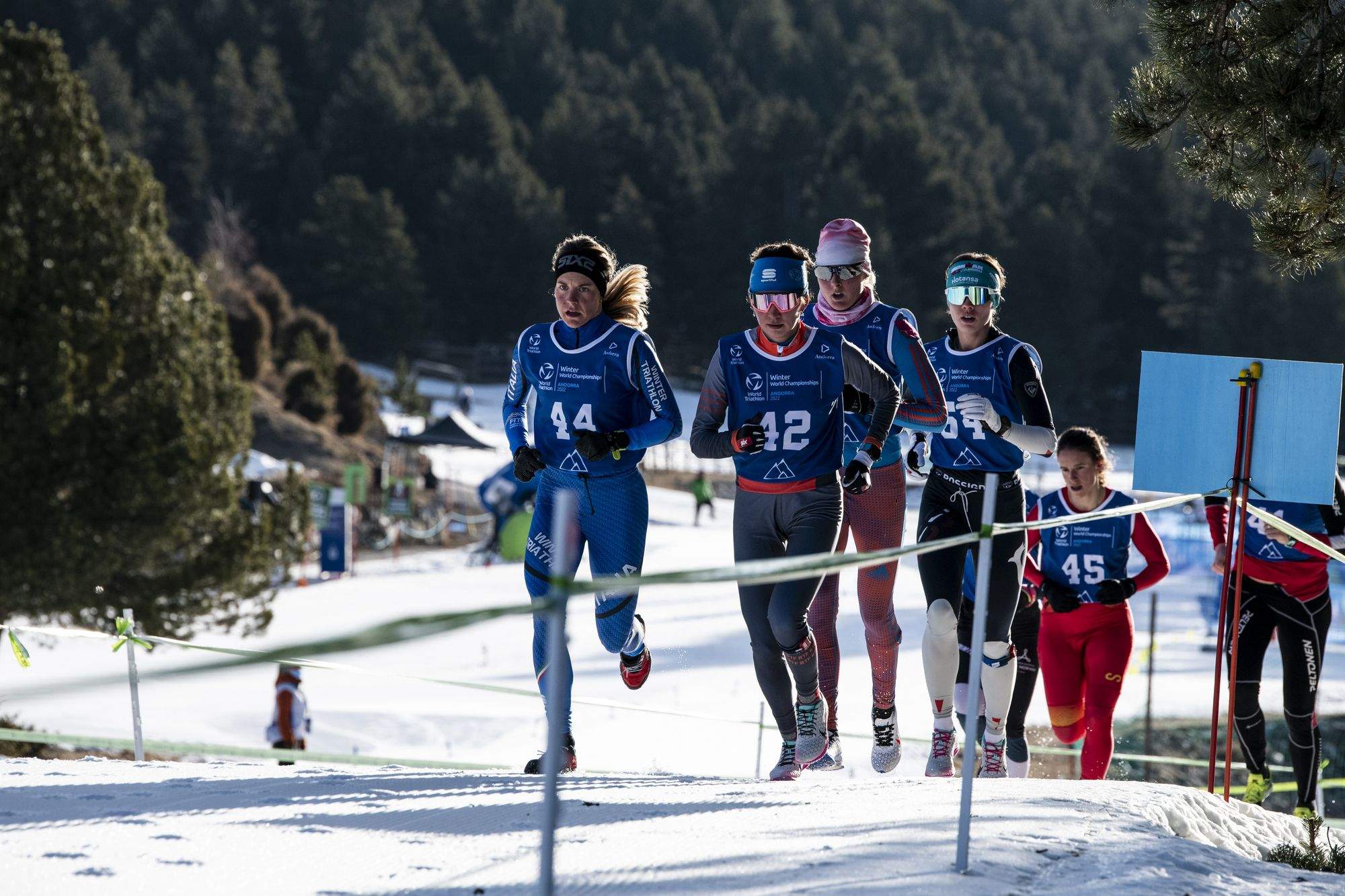 Una de les proves de l’Andorra Winter Triathlon d'una edició anterior.