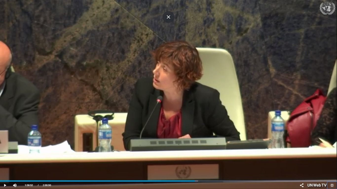 Canolic Mingorance, durant la compareixença. Canolic Mingorance, durant la compareixença.