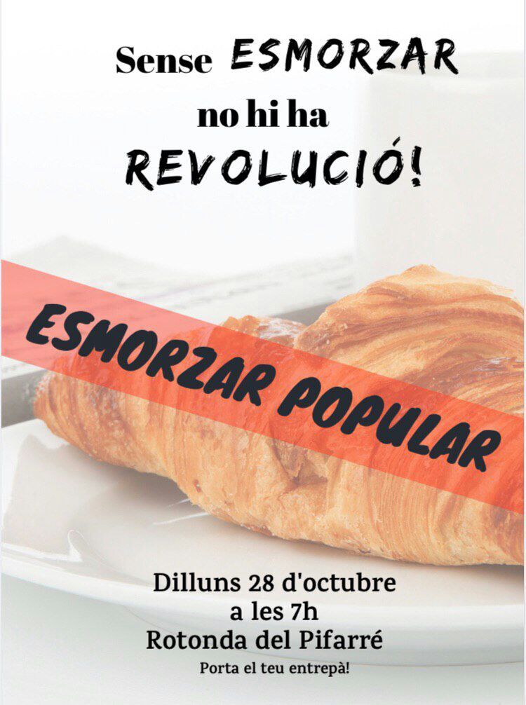 El cartell de la convocatòria.