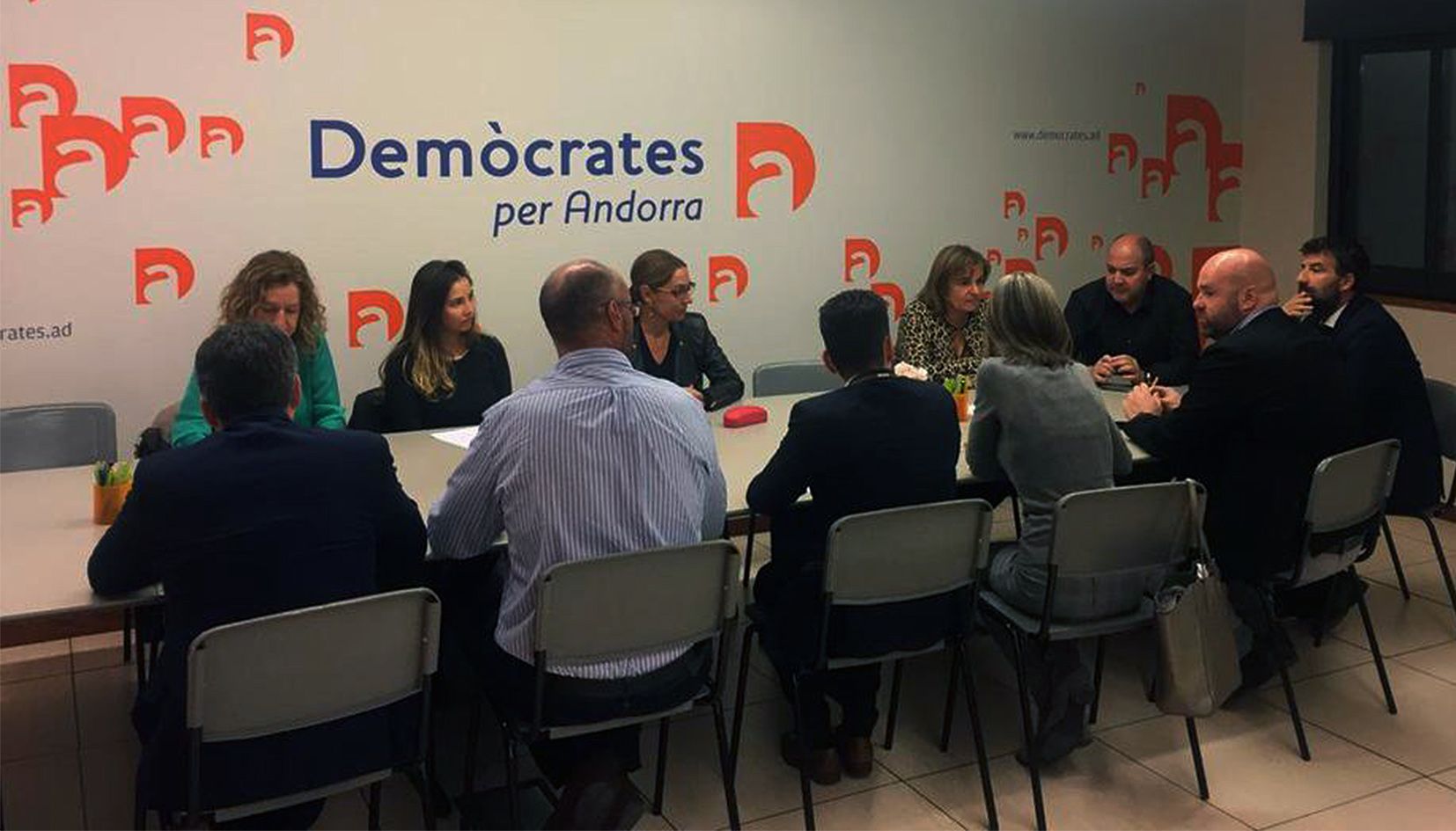 Una reunió del comitè parroquial de DA a Escaldes.