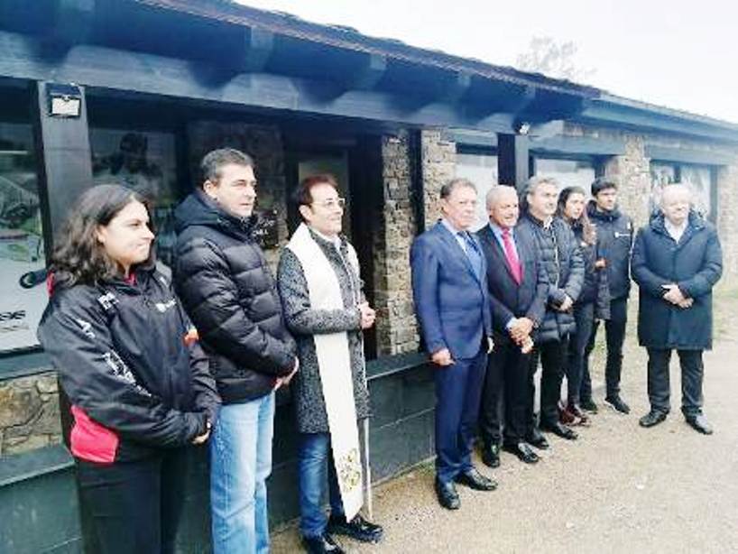 Un moment de la inauguració de la nova instal·lació de la Rabassa.