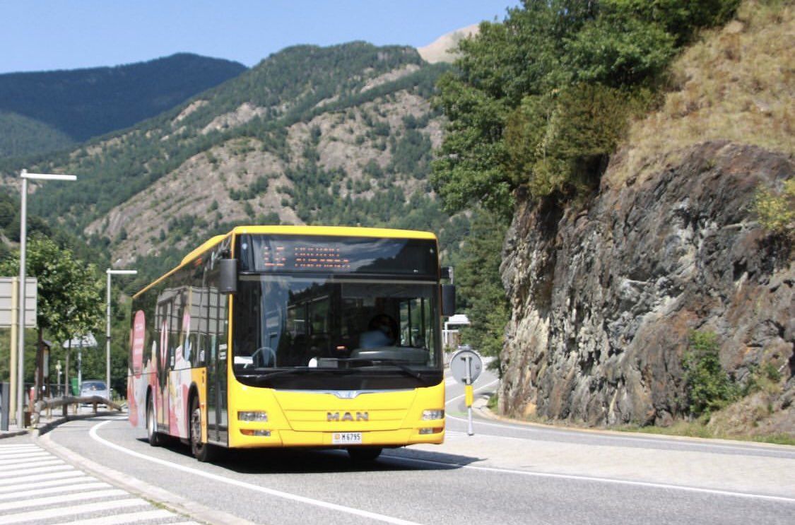 Un autobús de línia.