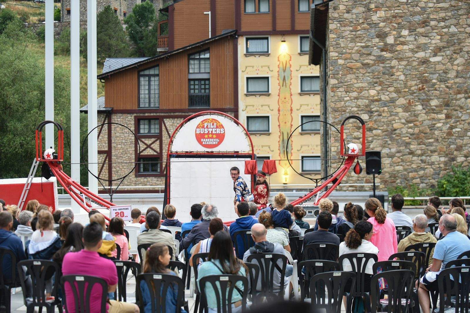 La plaça Prat del Riu ha estat l'escenari principal del festival.
