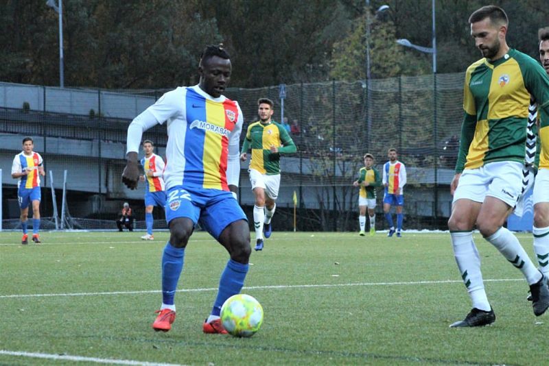 Musa, durant una acció del partit.