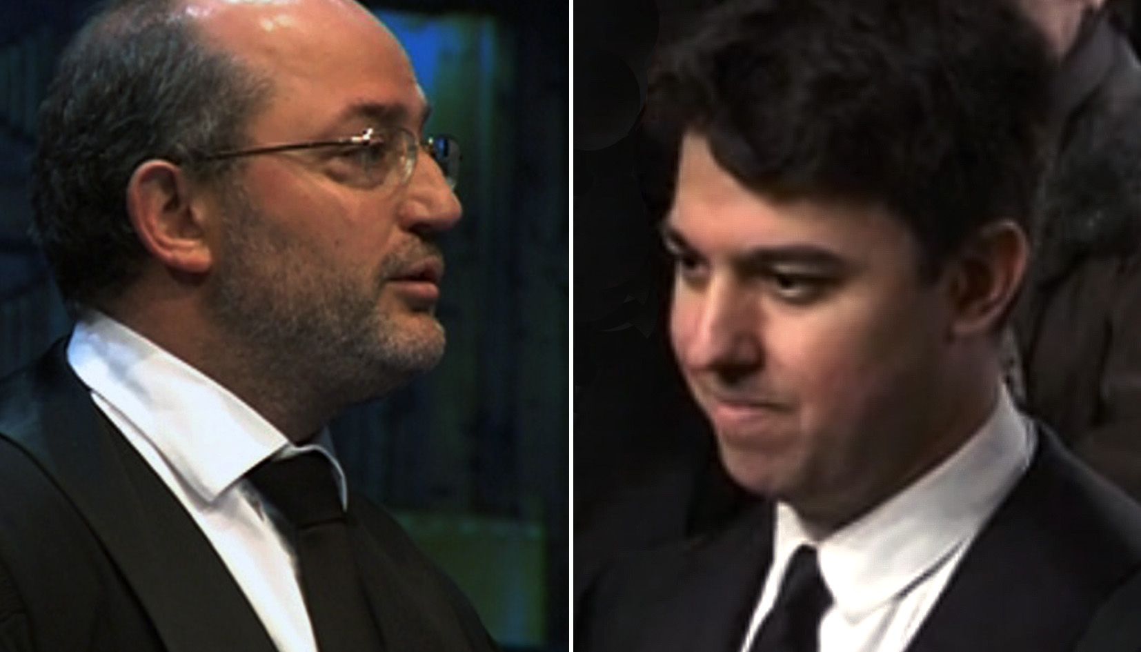 El fiscal general, Alfons Alberca (esquerra), i el fiscal adjunt Borja Aguado.