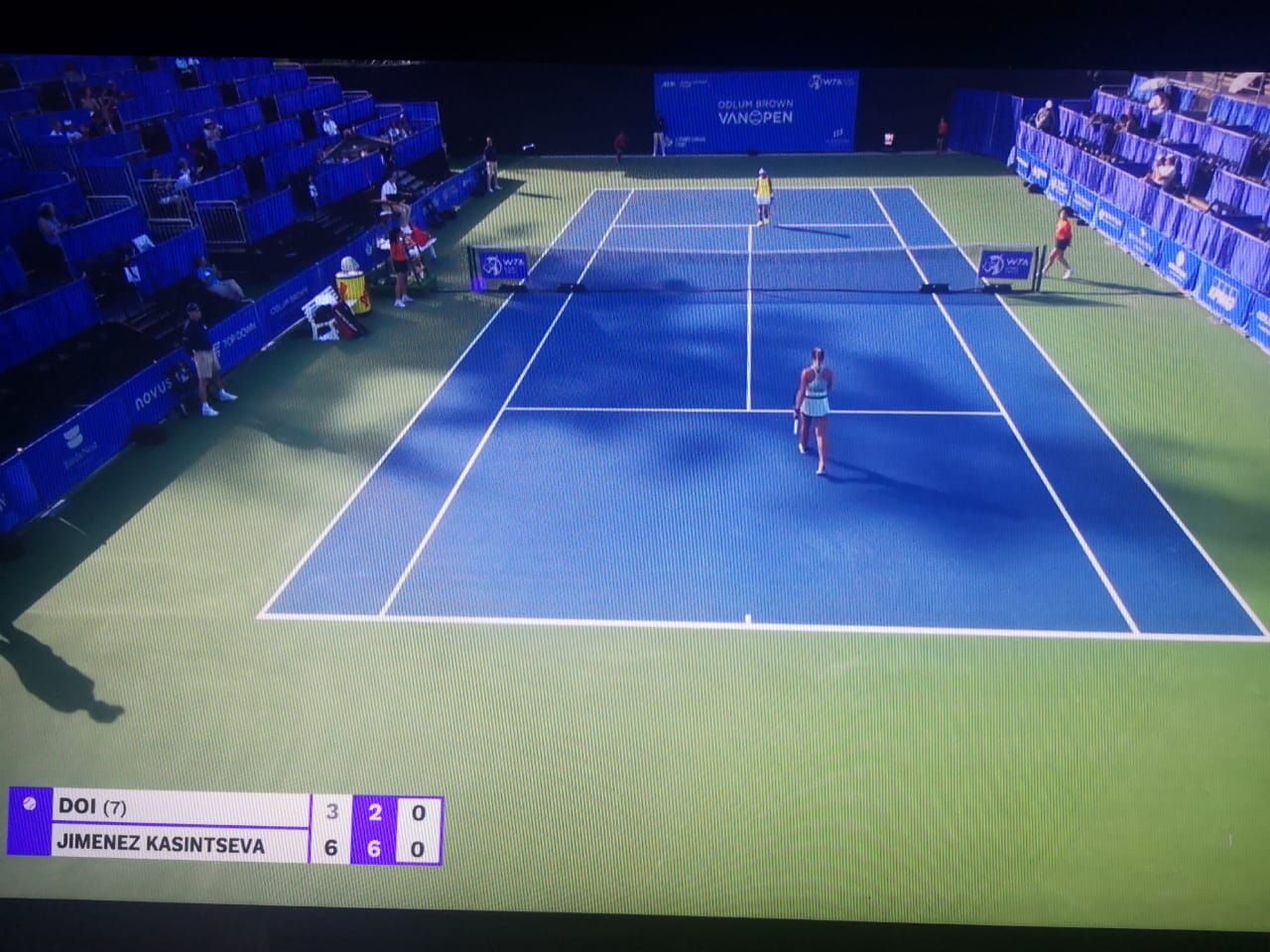 Vicky Jiménez en el partit disputat aquesta matina.