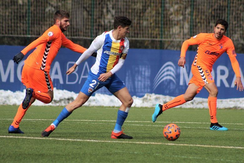 Un instant del duel davant l'Ebro.