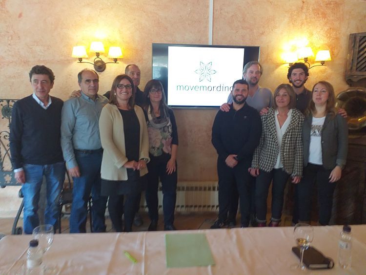 Els membres de Movemordino durant la presentació.