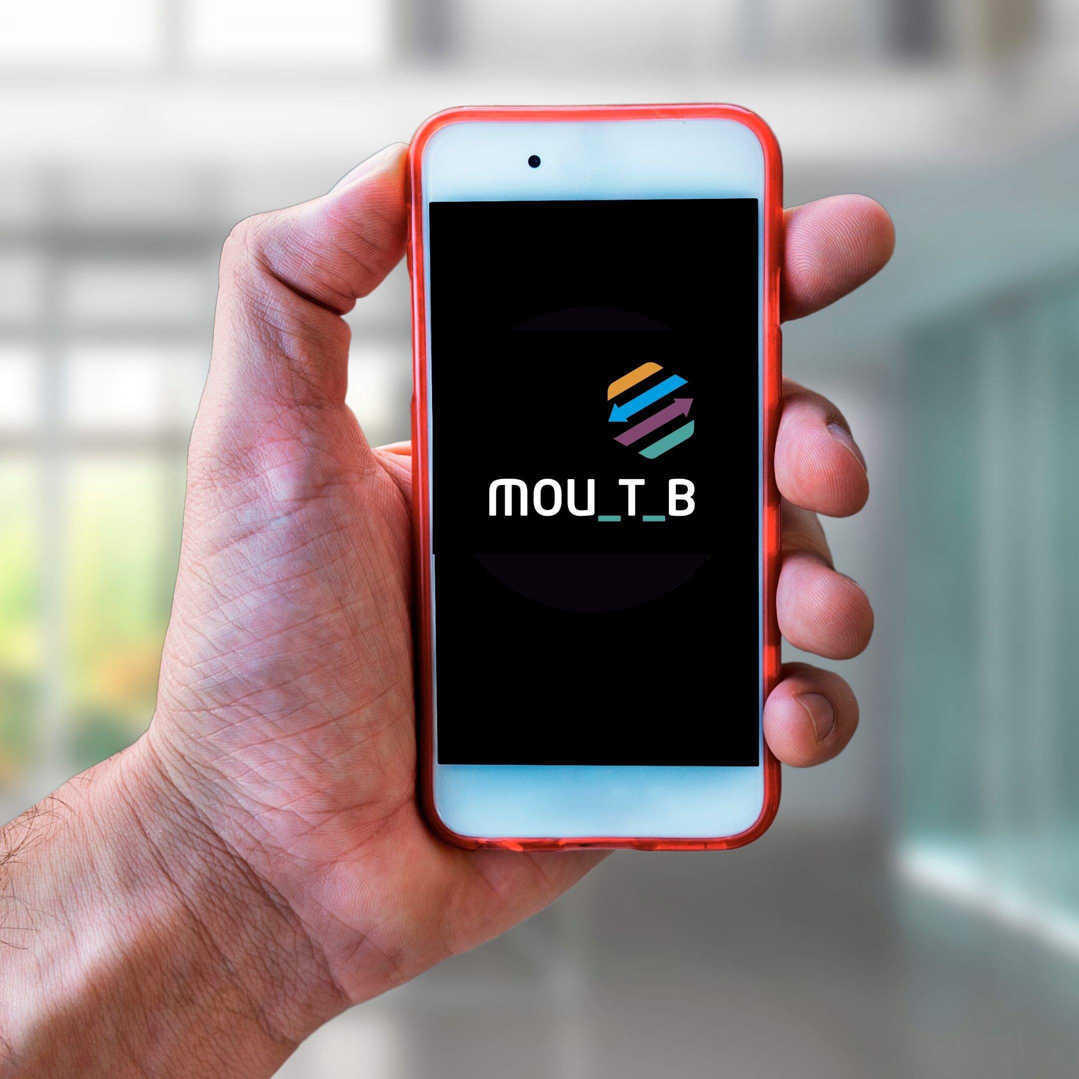 Una imatge d'un mòbil amb l'APP mou_t_b. Una imatge d'un mòbil amb l'APP mou_t_b.
