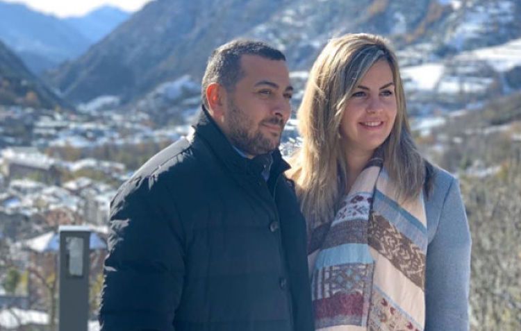 Santiago González i Olga Martínez, caps de llista de Terceravia a Encamp.