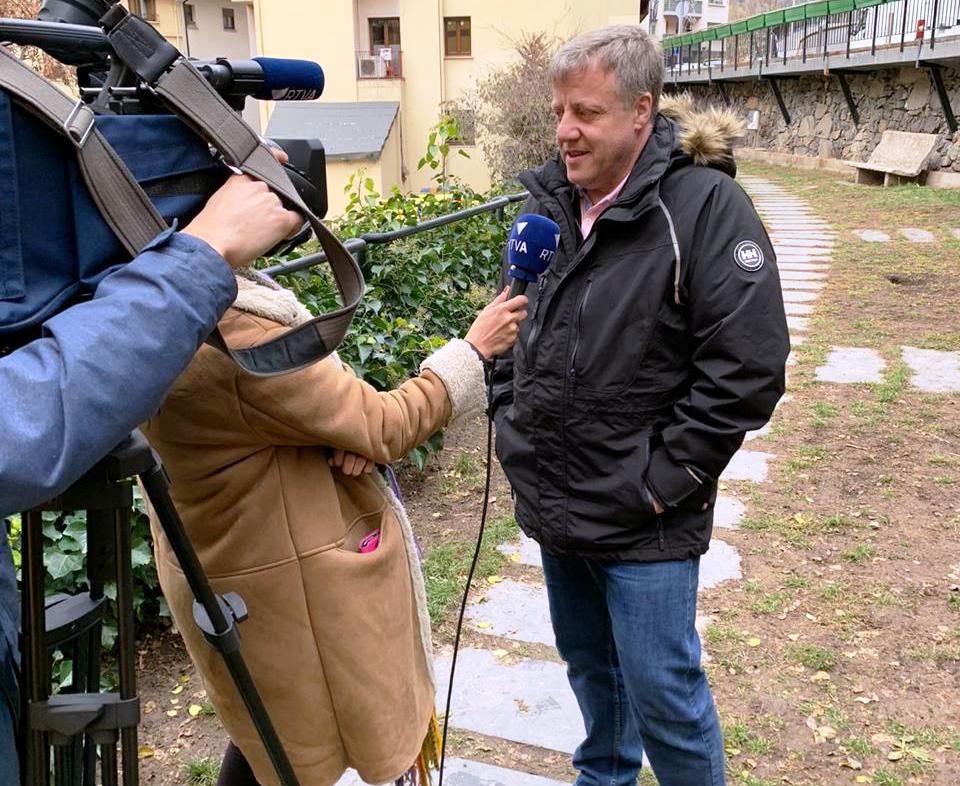 Jordi Rubia entrevistat aquest dimecres a Escaldes-Engordany.