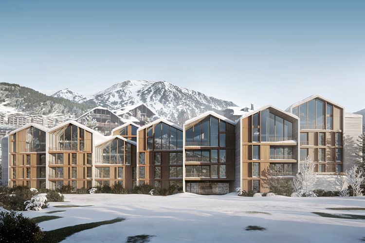 Imatge de com quedarà la futura promoció immobiliària.