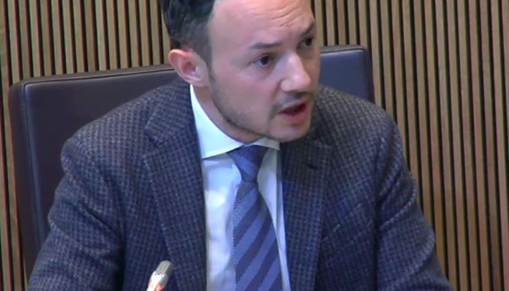 El cap de Govern, Xavier Espot, durant la seva intervenció.