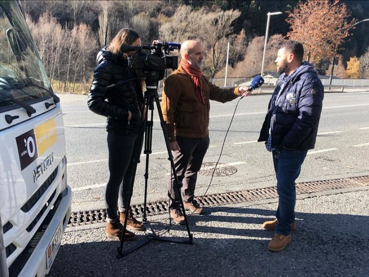 Iriarte, atén els periodistes.