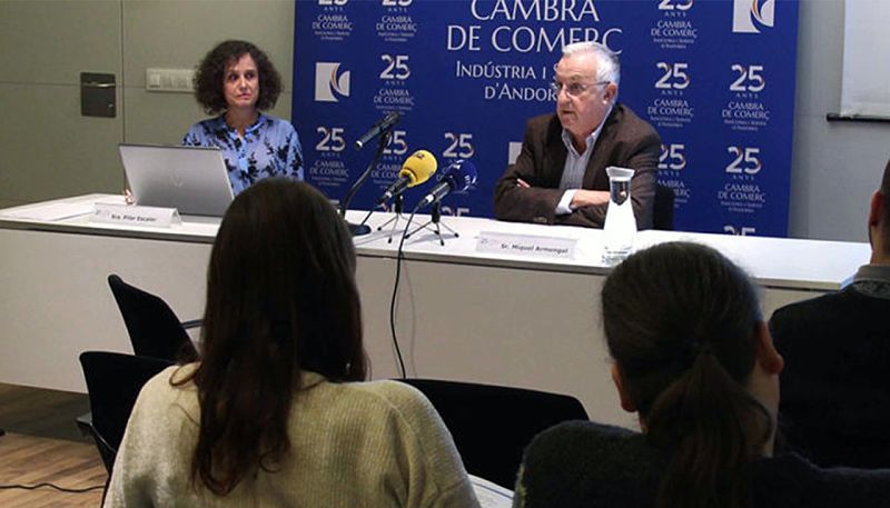 Miquel Armengol, durant la presentació dels informes.