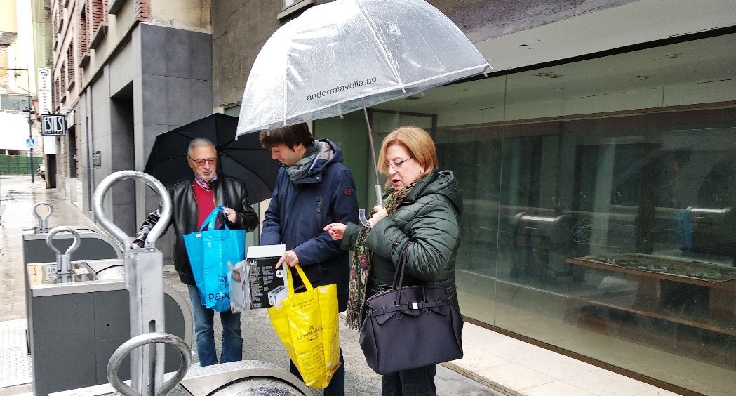 Els candidats del PS a Andorra la Vella.