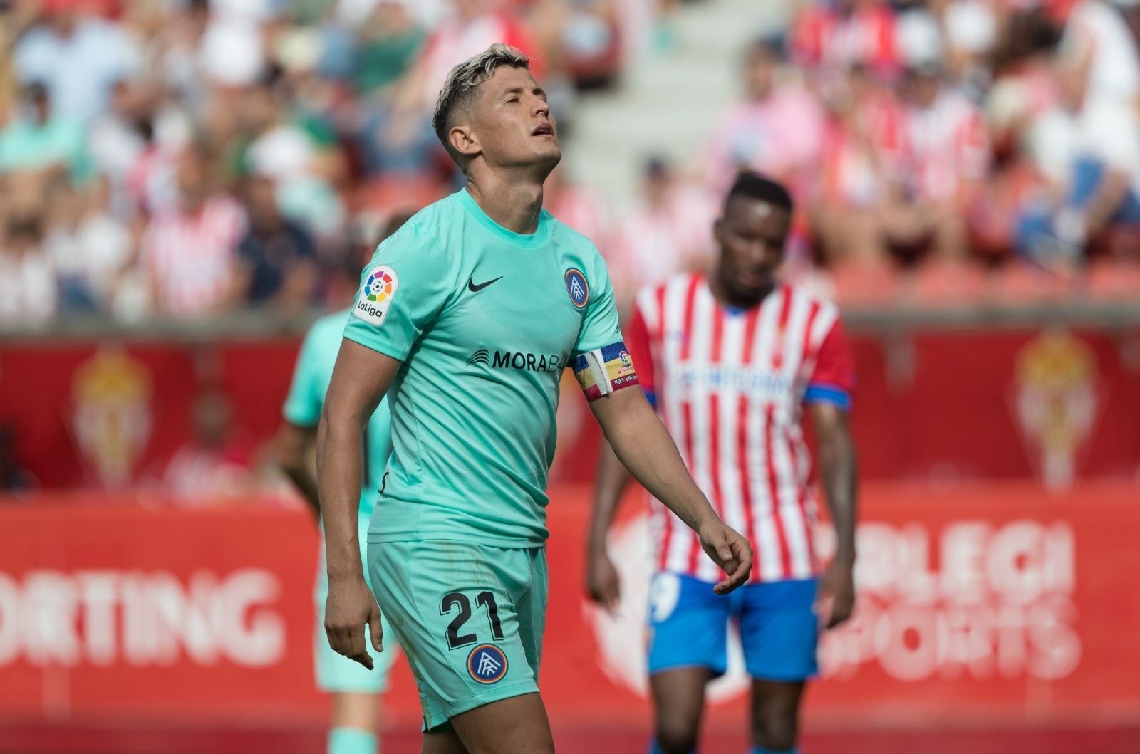 La decepció ha estat evident a les cares dels tricolors, com evidencia Rubén Bover.