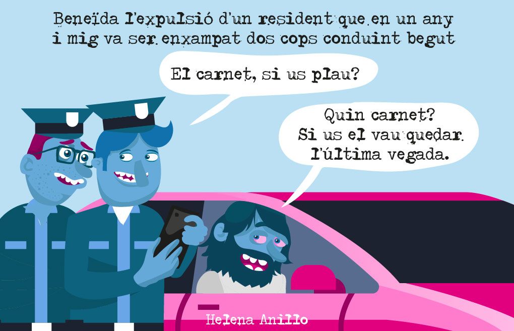 Expulsat per reiteració d'infraccions.