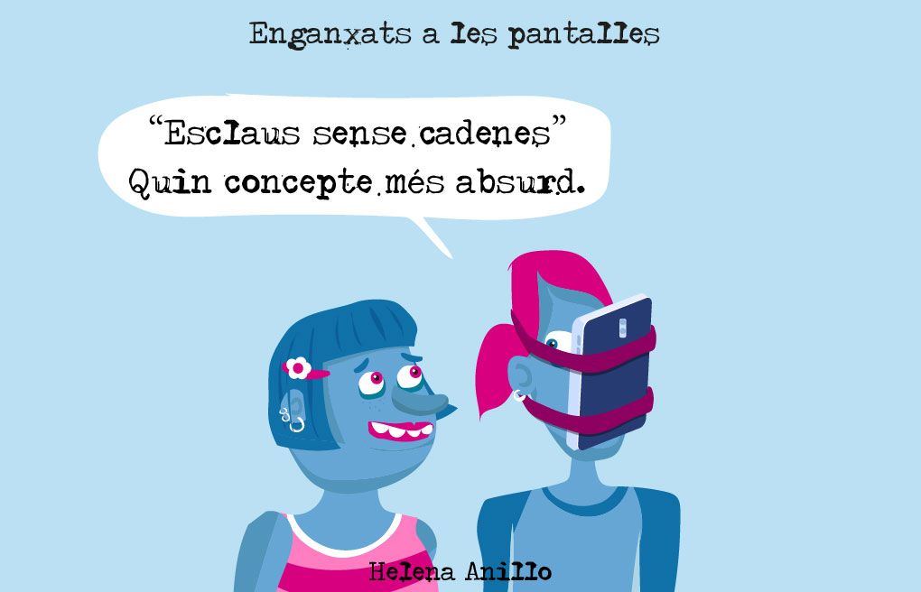 Esclaus de les pantalles.