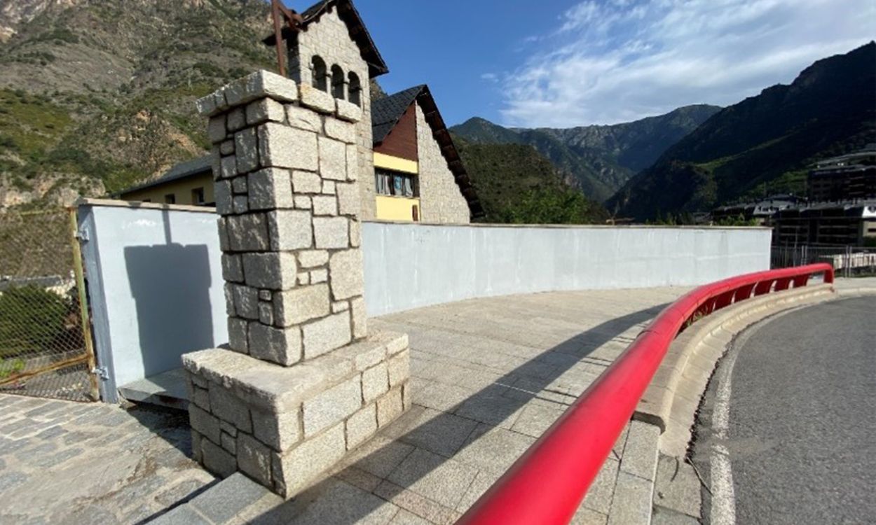La ubicació on estamparà el seu mural Reunió de Papaia