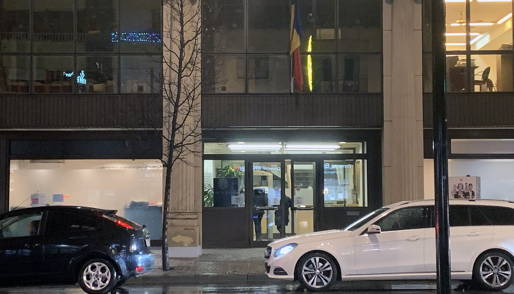 Una imatge de la seu de la Justícia aquesta tarda.