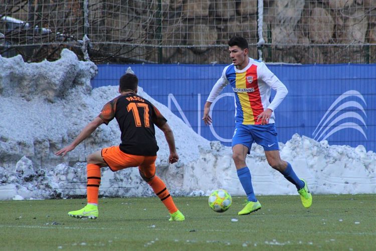 Un instant del darrer duel, contra el València Mestalla.