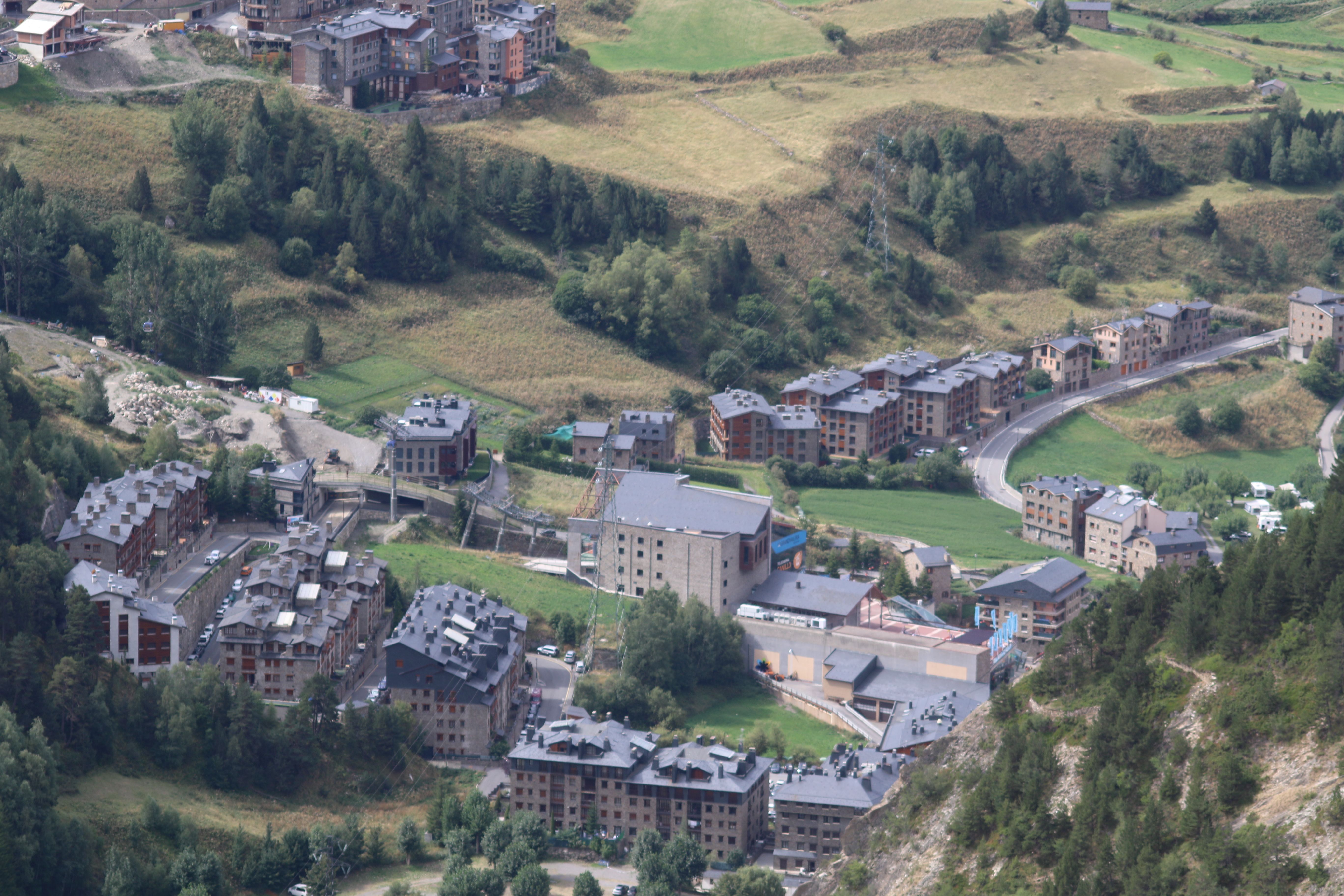 Una vista de Canillo.