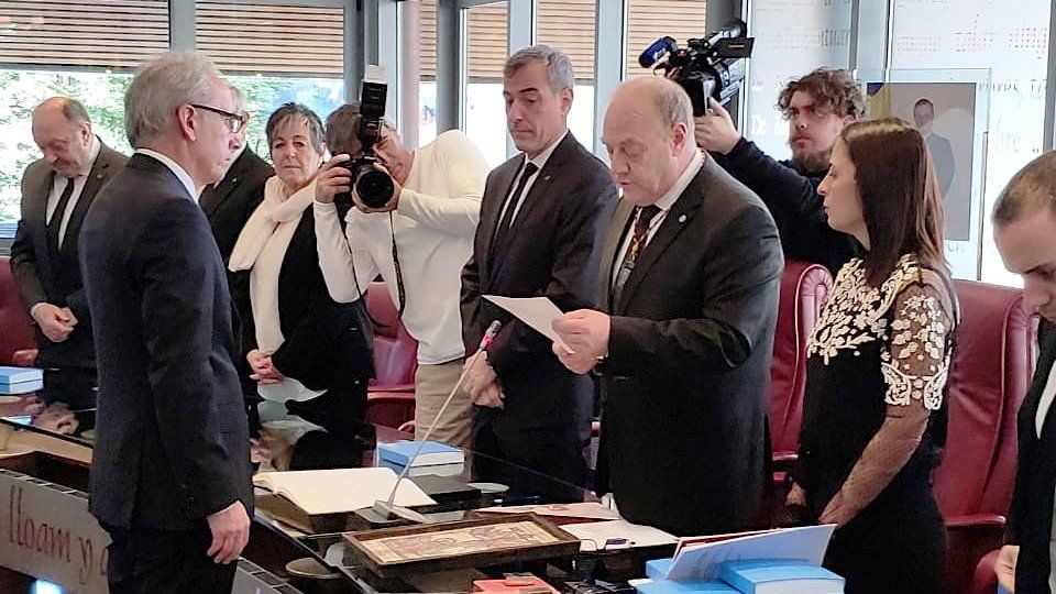 Francesc Camp jura el càrrec a Canillo.